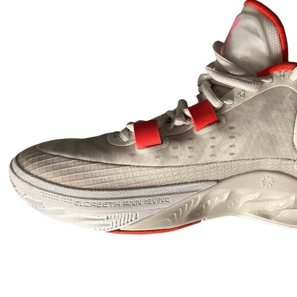 NEW Nike Kyrie 8 "Light Bone Picante Red" basketball shoe 9M - Picture 6 of 12